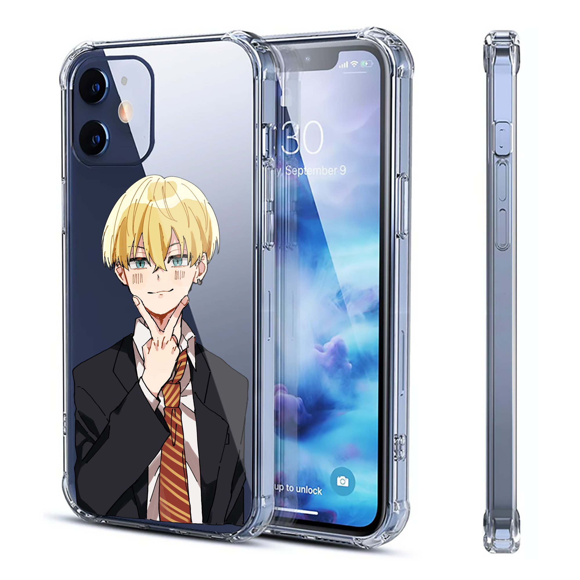 （画像用） 東京リベンジャーズ Tokyo Revengers 【iPhone 12シリーズ対応】透明スマホケース（クリアソフトケース）